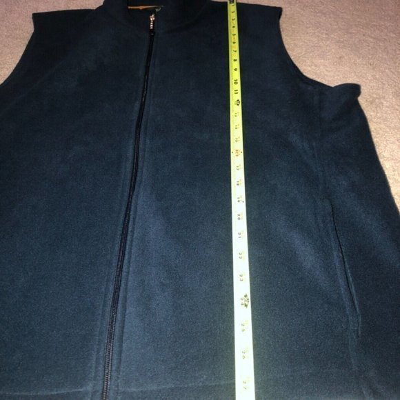 Woolrich Fleece Vest Navy Blue Men’s XL - Picture 11 of 12